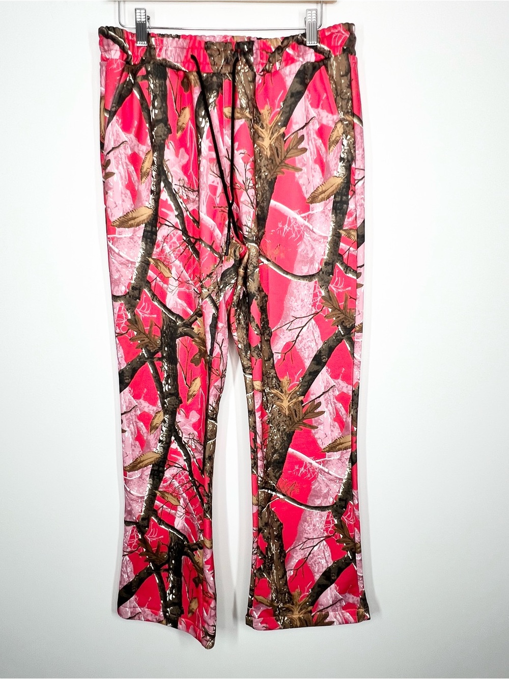 Manfinity Pull On Pink Camouflage Sweatpants Medium